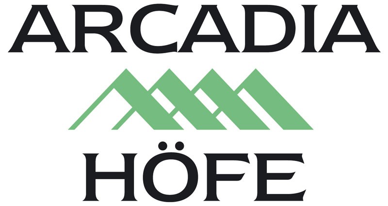 Logo Arcadia Höfe in Grün und Schwarz