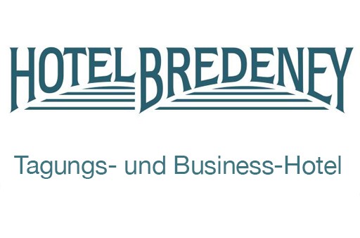 Logo Hotel Bredeney geschwungen mit Unterstrichen in Grün