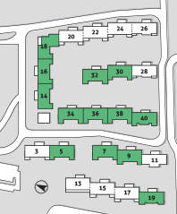 Arcadia Höfe Lageplan 3 Zimmer Mietwohnung
