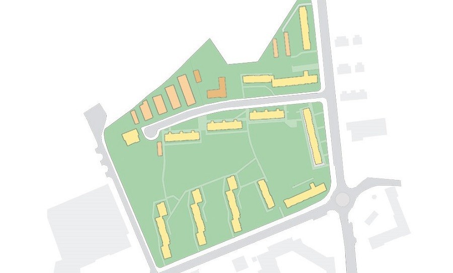 Site plan Zinkhüttenpark in color